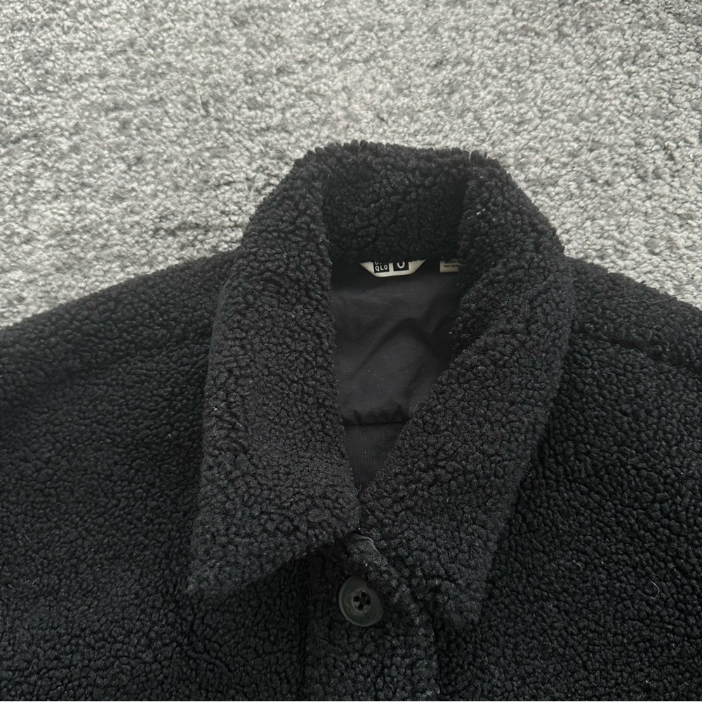 Uniqlo U Sherpa jacket with belt - Picture 5 of 14